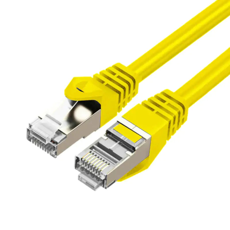 Cruxtec RS7-150-YE CAT7 10GbE SF/FTP Triple Shielding Ethernet Cable Yellow 15m