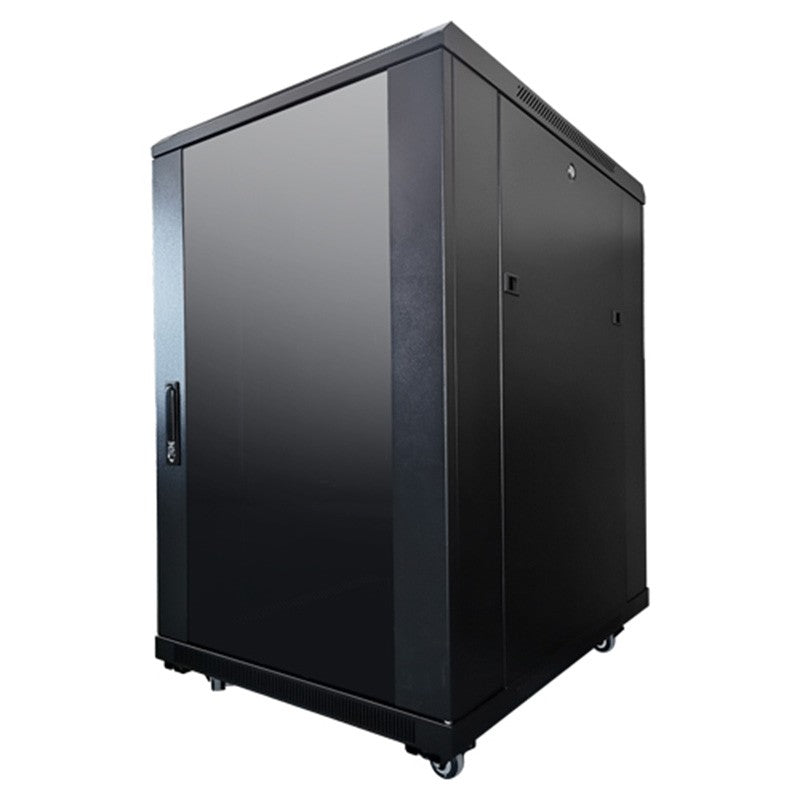 LDR Assembled 18U Server Rack Cabinet 600mm x 800mm Glass Door + PDU
