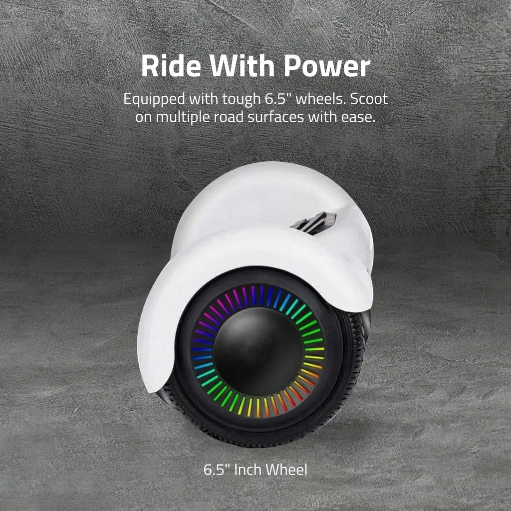 Funado Smart-S RG1 Hoverboard Bluetooth Speaker Self Balancing Scooter White