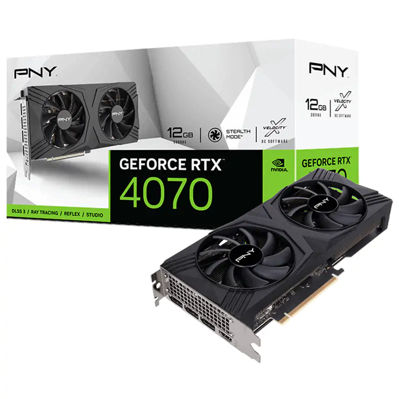 PNY GeForce RTX 4070 Dual 12G Graphics Card