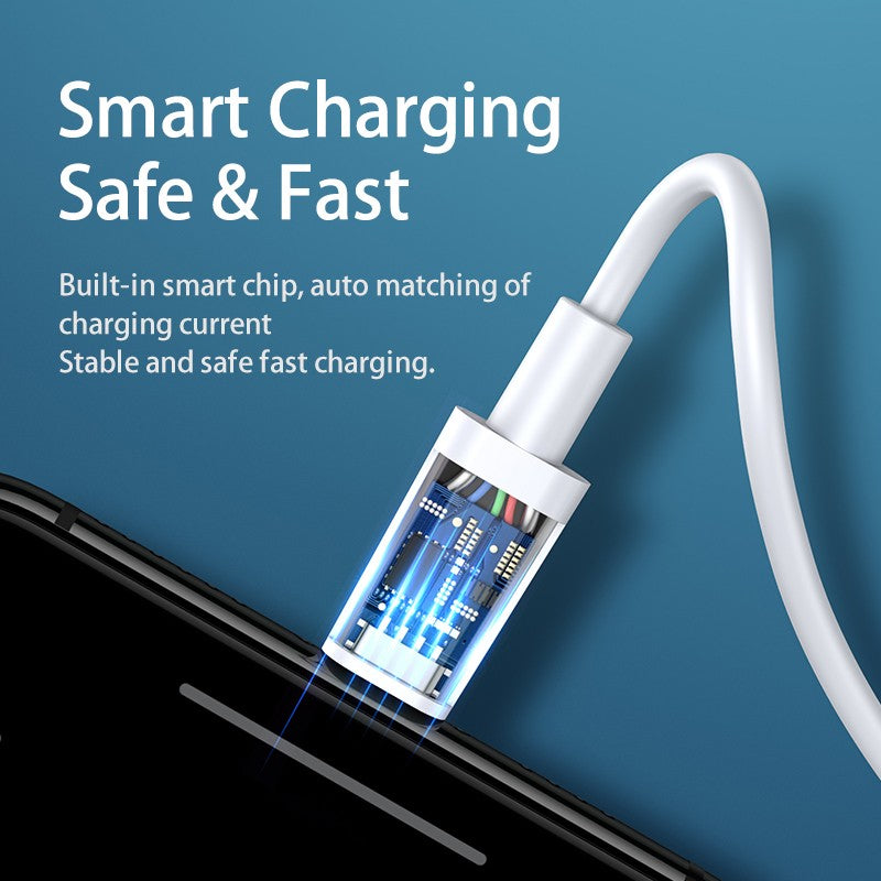 MOREJOY Remax 5A Super Fast Charging and Data TransmissionCable 1M A to C Cable Wihte
