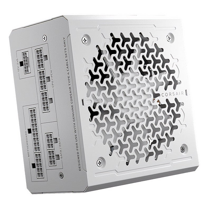 Corsair 750W RM750e Cybenetics Gold Fully Modular ATX 3.1 Power Supply - White