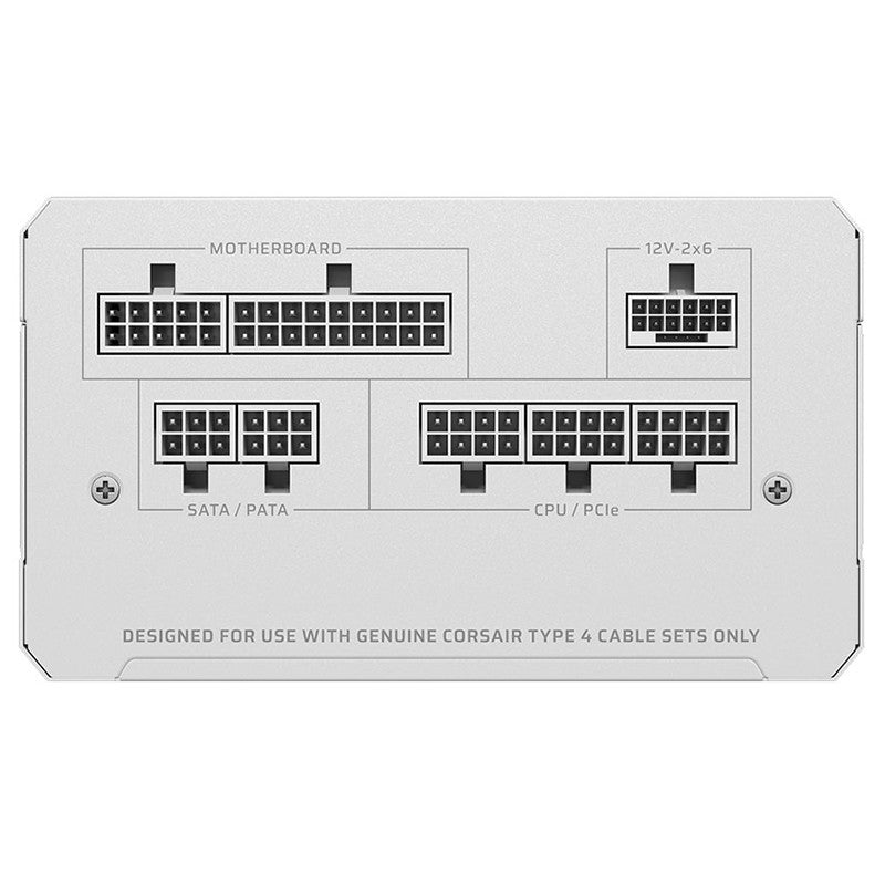 Corsair 850W RM850e Cybenetics Gold Fully Modular ATX 3.1 Power Supply - White