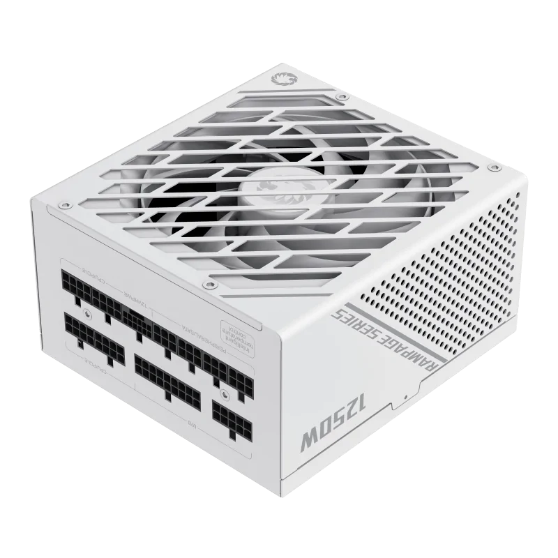 Gamemax GX-1250 PRO White 1250W 80+Platinum Power Supply ATX3.0 PCIE5.0，