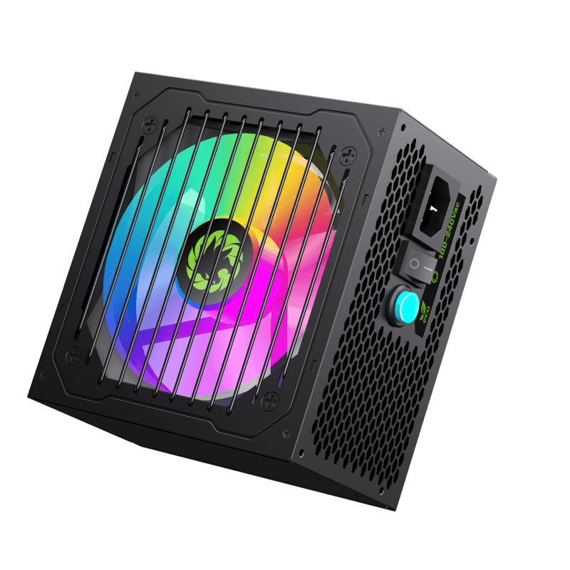 Gamemax 700W RGB Power Supply Semi-Modular VP-700-RGB-M Black