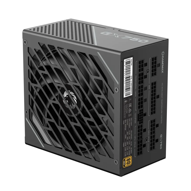 Gamemax GX-750 PRO BK 750W 80+Gold Power Supply ATX3.0 PCIE5.0