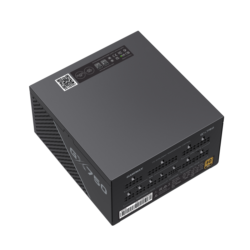 Gamemax GX-750 PRO BK 750W 80+Gold Power Supply ATX3.0 PCIE5.0