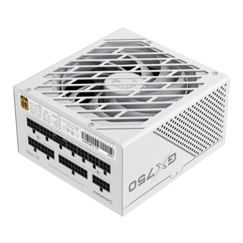 Gamemax GX-750 PRO White 750W 80+Gold Power Supply ATX3.0 PCIE5.0