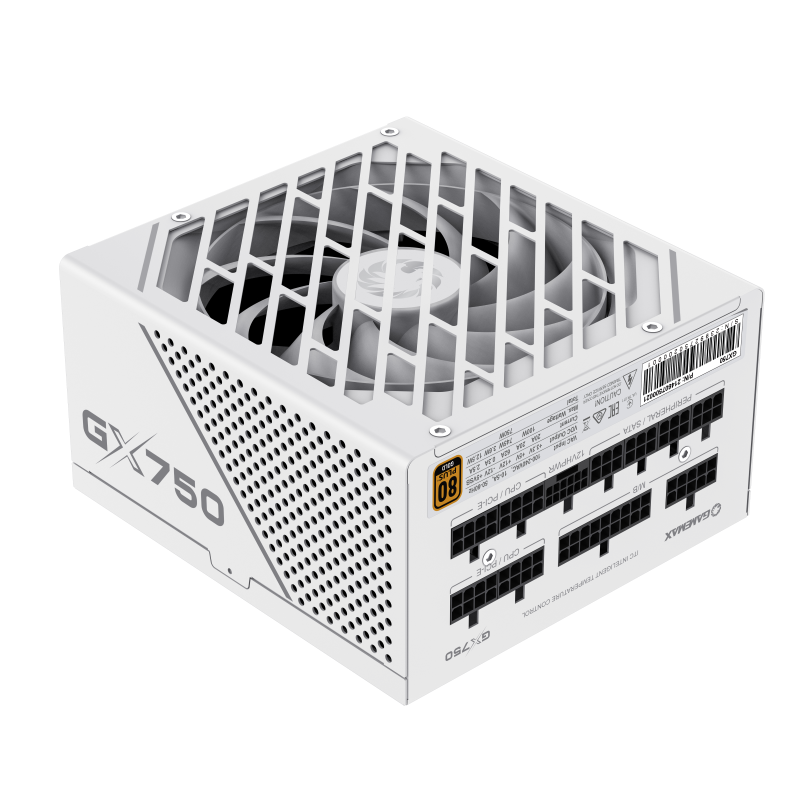 Gamemax GX-750 PRO White 750W 80+Gold Power Supply ATX3.0 PCIE5.0