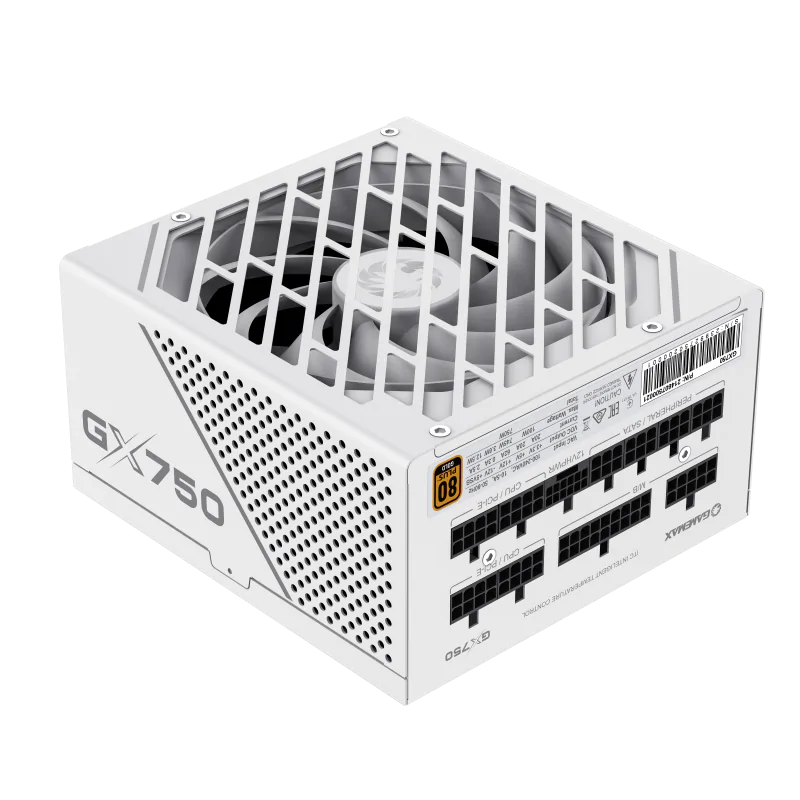 Gamemax GX-750 PRO White 750W 80+Gold Power Supply ATX3.0 PCIE5.0