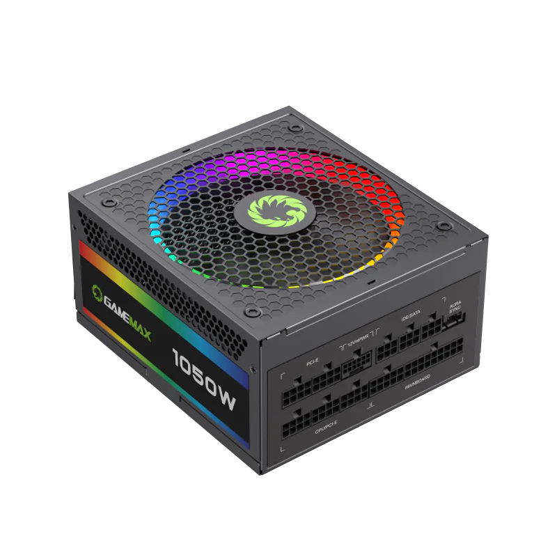 Gamemax RGB 1050W 80+Gold Power Supply ATX3.0 PCIE5