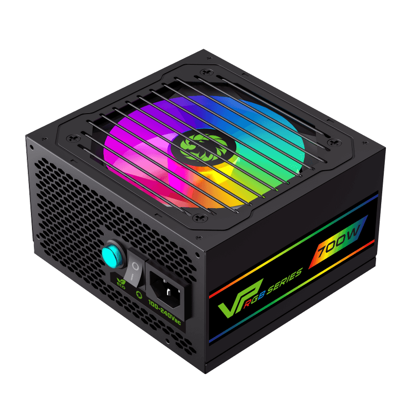 Gamemax VP-700-RGB 700W RGB Power Supply - black