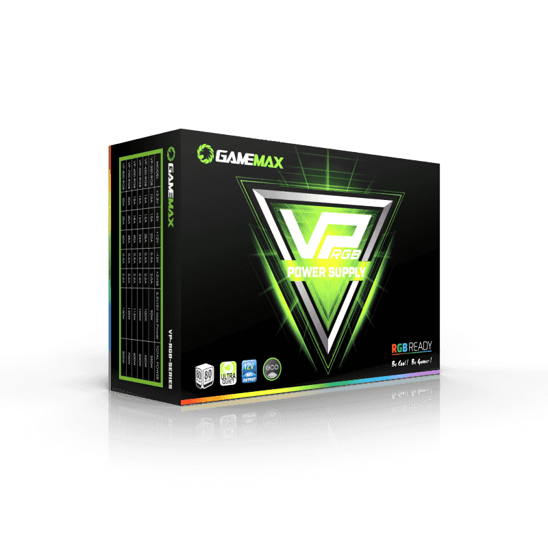 Gamemax VP-700-RGB 700W RGB Power Supply - black