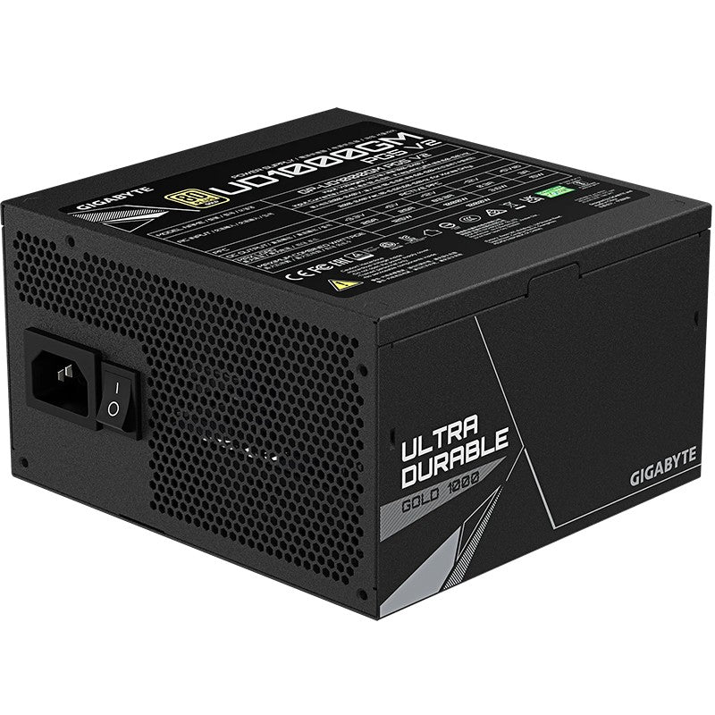 Gigabyte 1000W 80+ Gold Fully Modular PCIe 5.1 ATX 12V v3.1 Power Supply