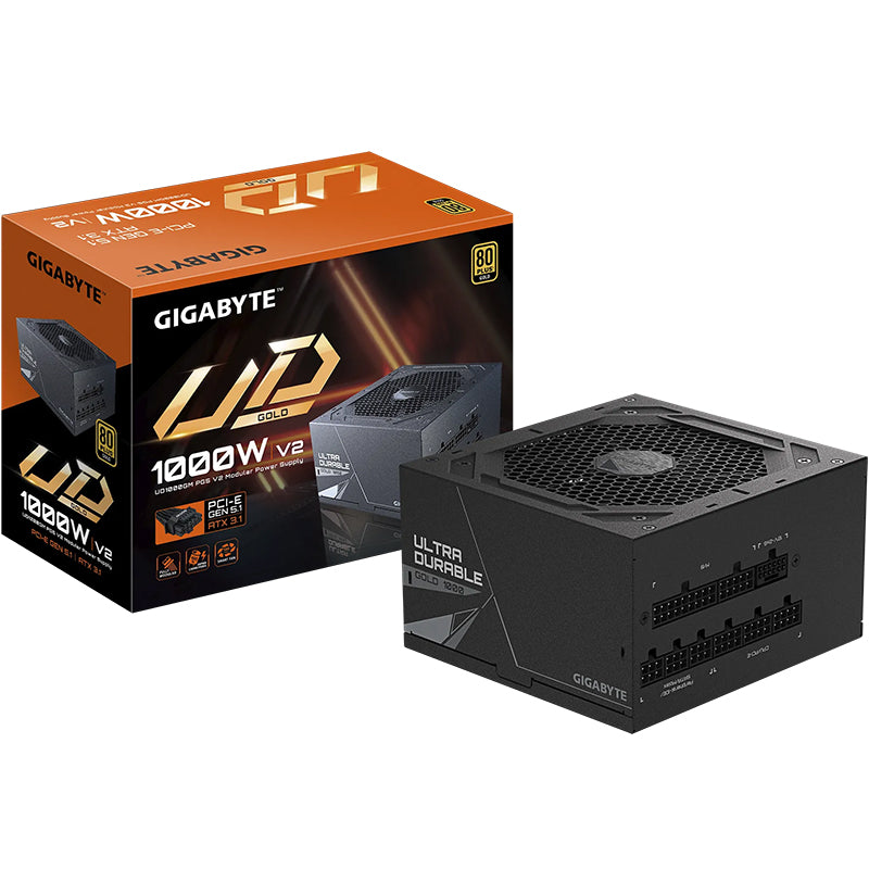 Gigabyte 1000W 80+ Gold Fully Modular PCIe 5.1 ATX 12V v3.1 Power Supply