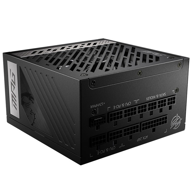 MSI 1000W MPG A1000G PCIE5 80+ Gold Fully Modular ATX Power Supply