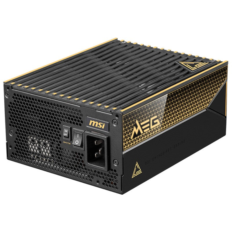 MSI MEG 1600W Ai1600T PCIE5 80+ Titanium Fully Modular ATX Power Supply