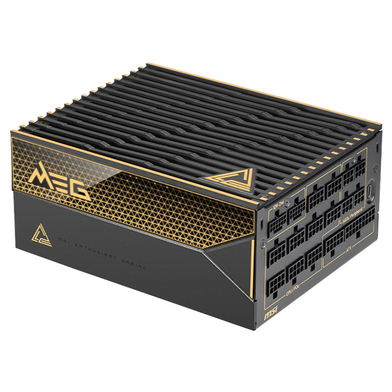 MSI MEG 1600W Ai1600T PCIE5 80+ Titanium Fully Modular ATX Power Supply