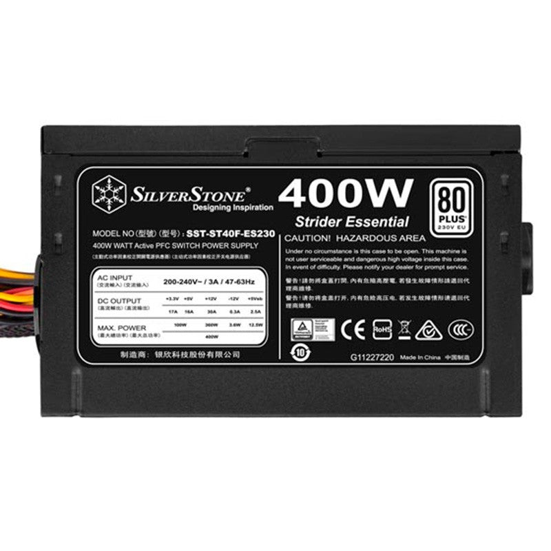 SilverStone 400W Strider Essential 80+ ATX Power Supply
