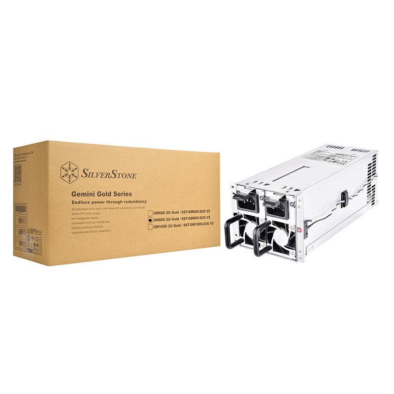SilverStone 800W +800W 80+ Gold 2U Redundant Power Supply