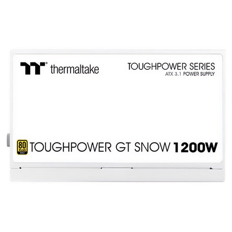 Thermaltake 1200W Toughpower GT 80+ Gold PCIe Gen 5.1 ATX 3.1 Fully Modular Power Supply - Snow