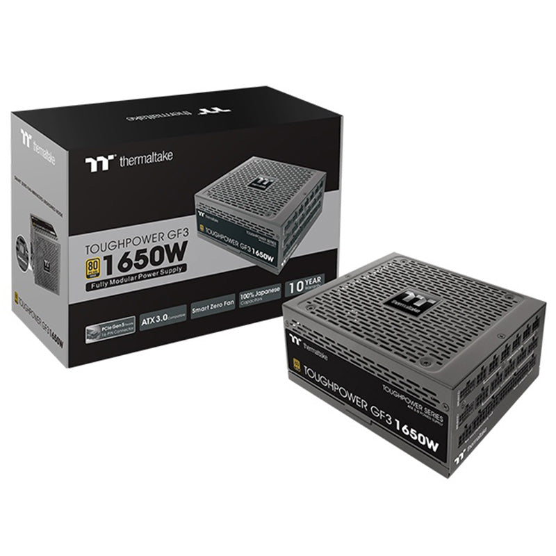 Thermaltake Toughpower GF3 1650W 80+ Gold PCIe 5 ATX 3.0 Fully Modular Power Supply