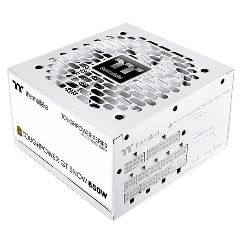 Thermaltake Toughpower GT 850W 80+ Gold PCIe Gen5.1 ATX 3.1 Fully Modular Power Supply - White
