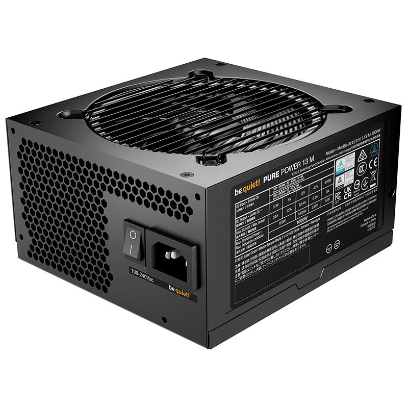 be quiet! 1000W Pure Power 13 M 80+ Gold PCIe 5.1 ATX 3.1 Power Supply