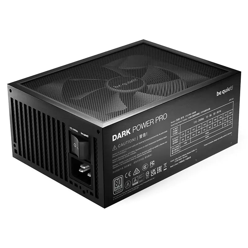 be quiet! 1600W Dark Power Pro 13 80+ Titanium Modular ATX 3.0 Power Supply (BN712)