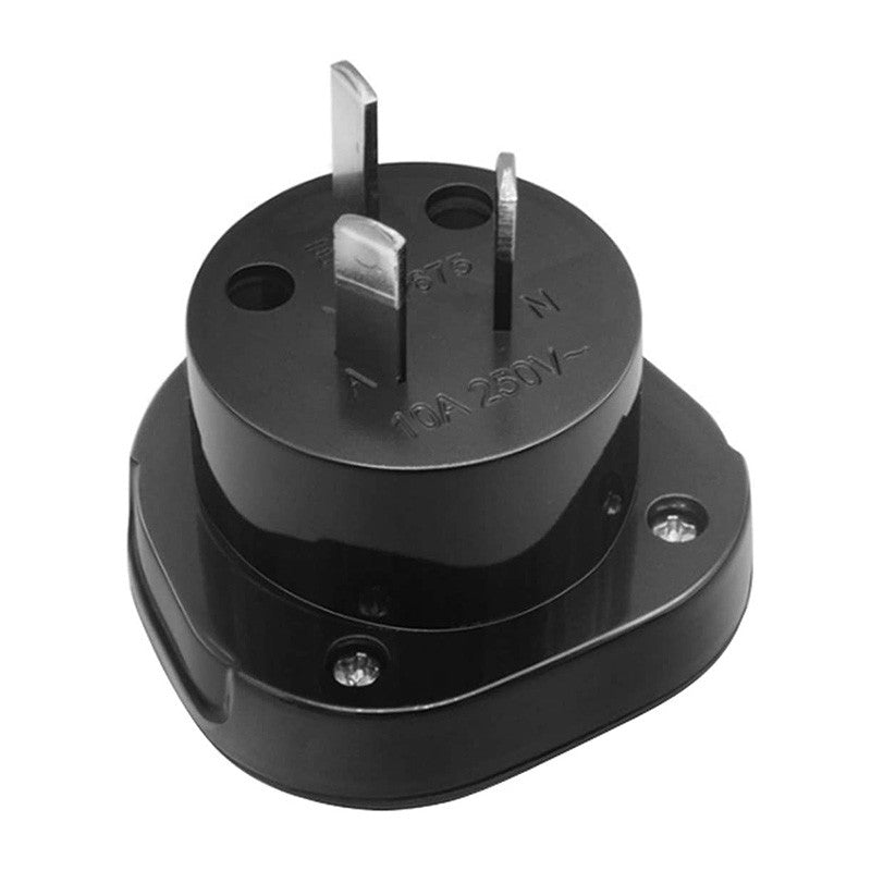 Universal Travel Adaptor to Australia 3Pin Black with Insolation
