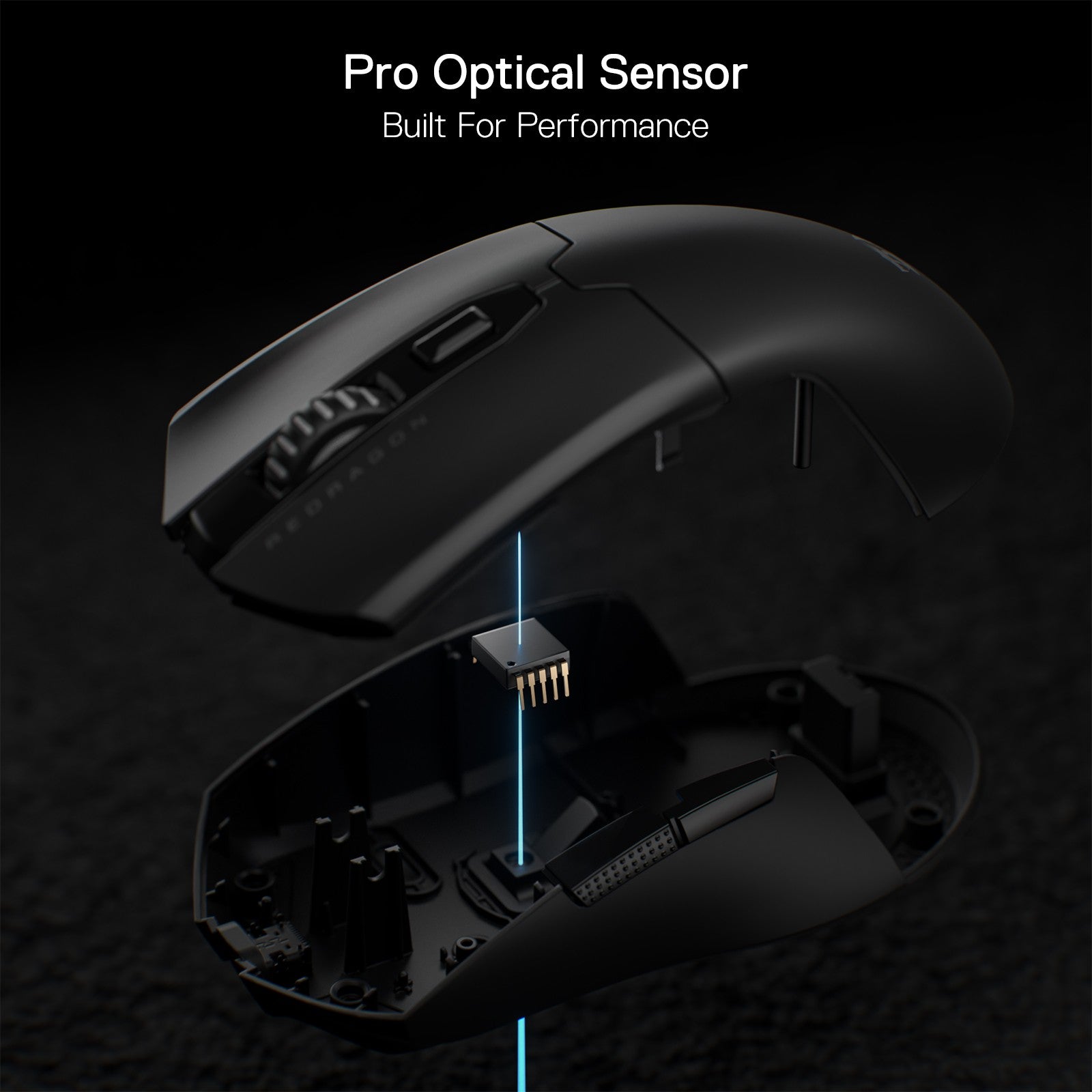 Redragon M995 Pro Wireless Gaming Mouse, 26000 DPI Wired/Wireless Gamer Mouse,50G BT & 2.4G Wireless, 6 Macro Buttons