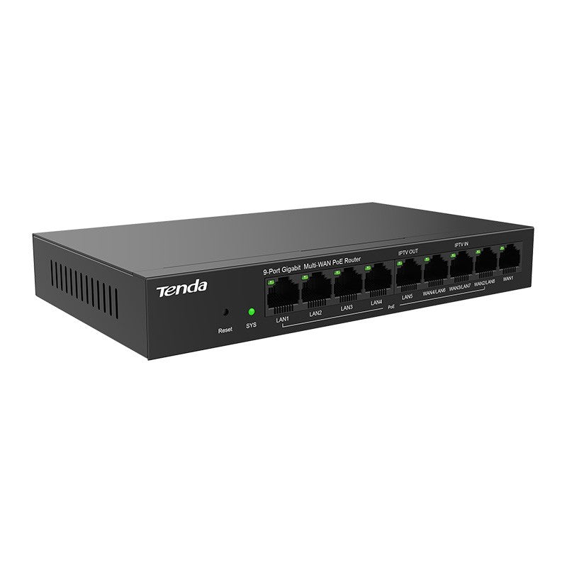 Tenda 9 Port Gigabit Ethernet PoE Router
