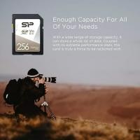 SP Silicon Power V90 for 8K Video SD MemoryCard 256GB up to 290MB/s read for DSLR/Camera/Professional Photographer/Videographer,SDXC UHS-II,C10,U3