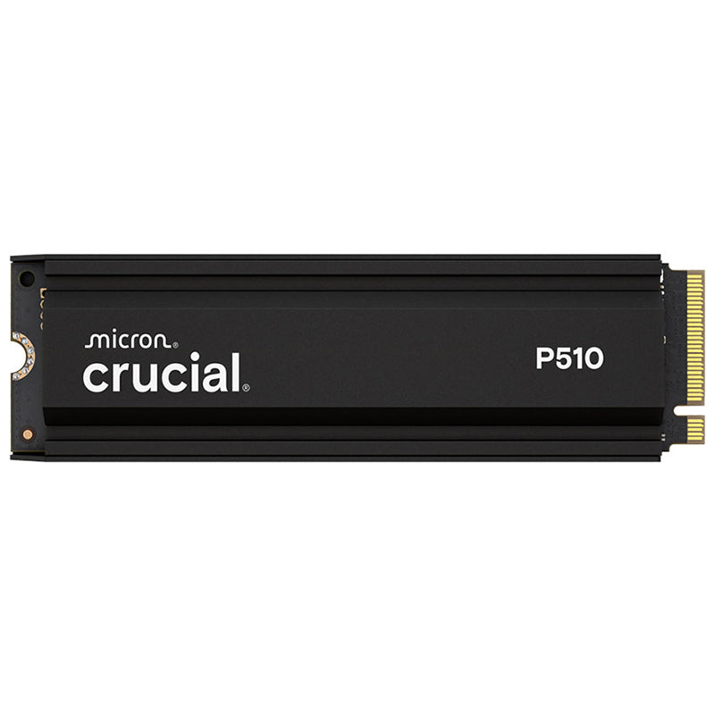 Crucial P510 1TB PCIe Gen5 M.2 2280 NVMe SSD with Heatsink