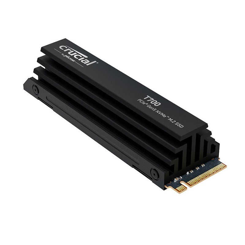 Crucial T700 1TB CT1000T700SSD5 PCIe Gen5 M.2 NVMe SSD with Heatsink