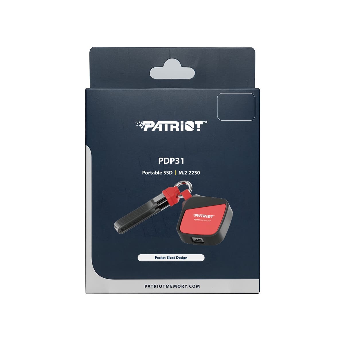 PATRIOT MEMORY PDP31 500GB M.2 2230 Type-C Compact External Portable SSD