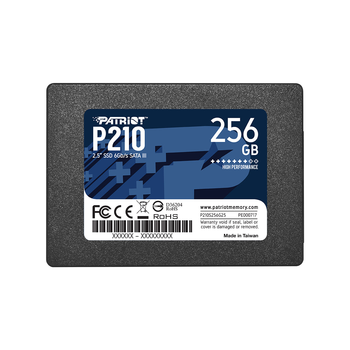 PATRIOT MEMORY P210 SSD 256GB SATA 3 Internal Solid State Drive 2.5