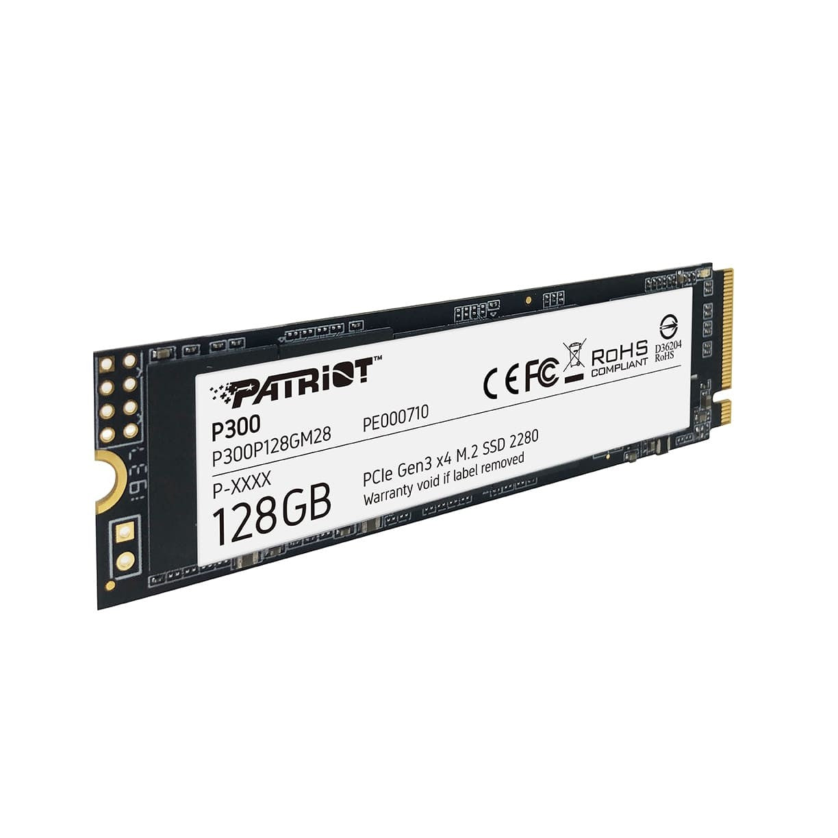 PATRIOT MEMORY P300 M.2 2280 GEN3X4 NVMe 128GB SSD