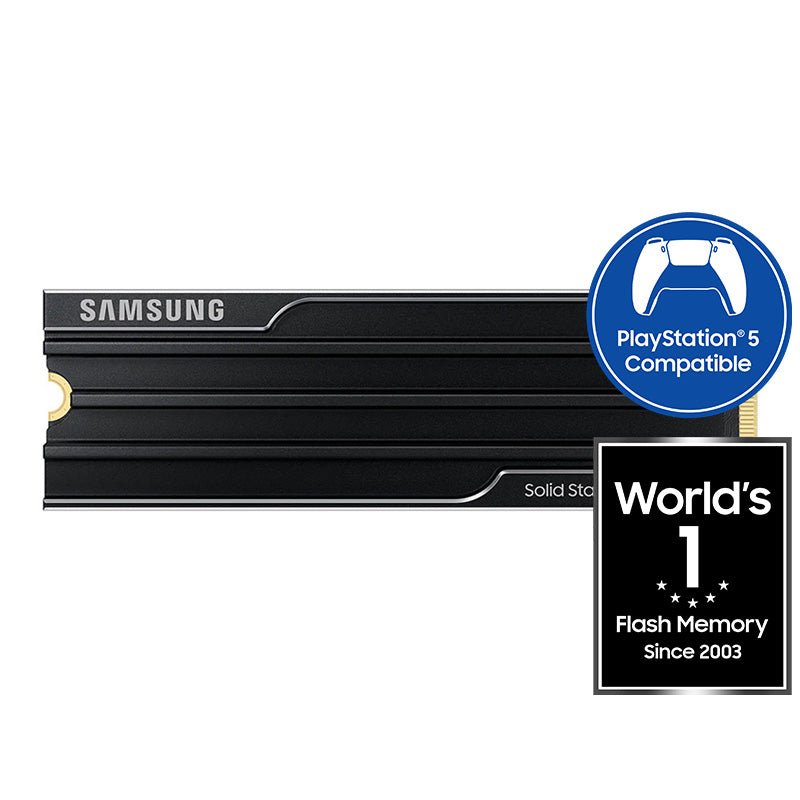 Samsung 1TB 9100 Pro with HeatSink MZ-VAP1T0CW PCIe 5.0 NVMe M.2 Gen 5 SSD