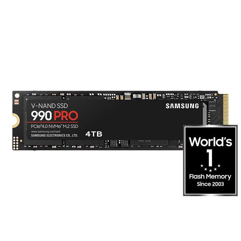 Samsung 990 Pro 4TB PCIe 4.0 M.2 2280 NVMe SSD