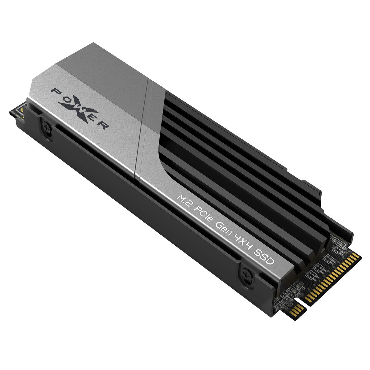 Silicon Power 1TB XS70 PCIe Gen4 R/W up to 7,300/6,800 MB/s M.2 NVMe SSD for PS5 with Heatsink