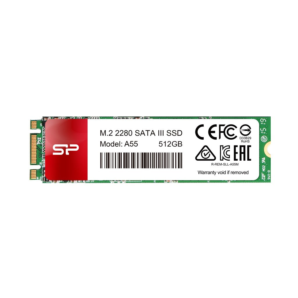 Silicon Power 512GB A55 M.2 SSD SATA III Internal Solid State Drive