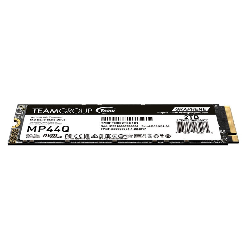 Team 2TB TM8FFD002T0C101 MP44Q M.2 2280 NVMe PCIe 4.0 SSD