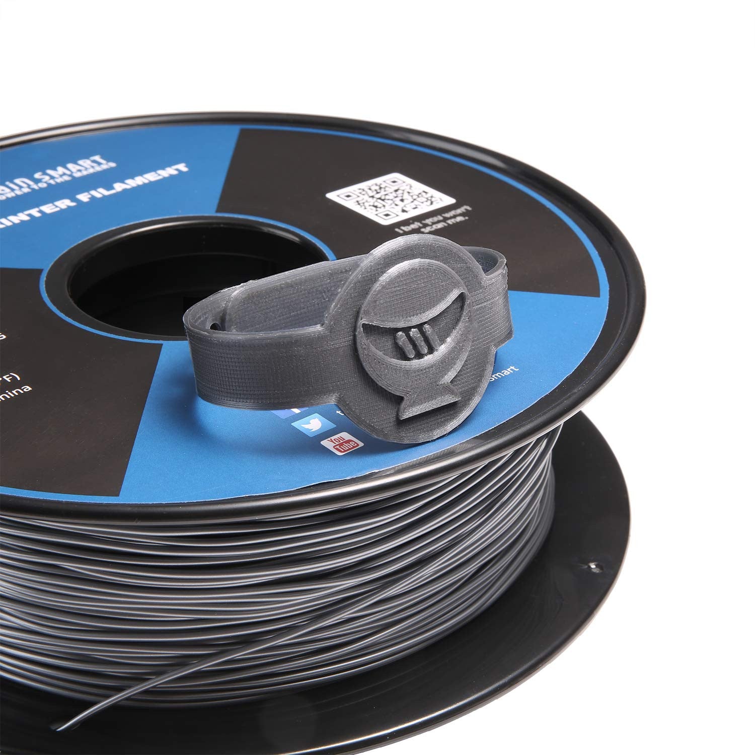 SainSmart 1.75mm Flexible TPU 3D Printer Filament 800g Solid Color, Dimensional Accuracy +/- 0.05 mm