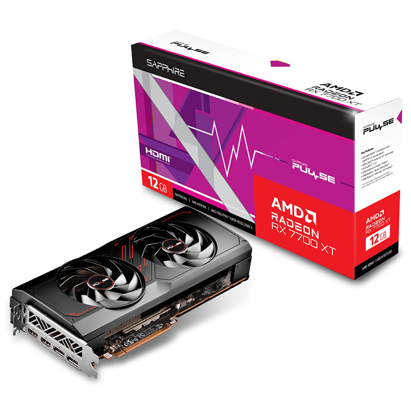 Sapphire Pulse Radeon RX 7700 XT 12G Graphics Card