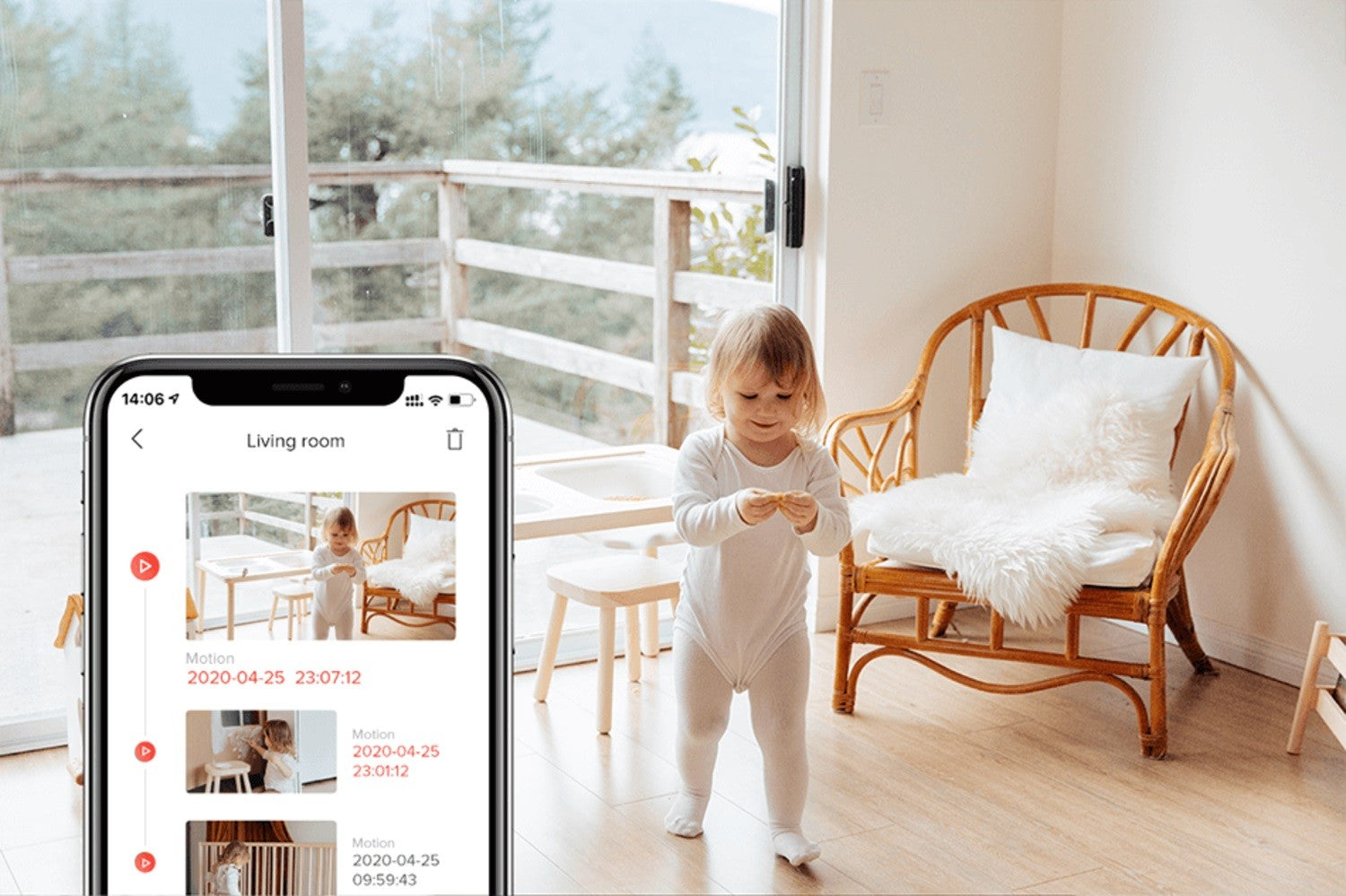 Arenti 2K Indoor Pan & Tilt Security Camera DOME1