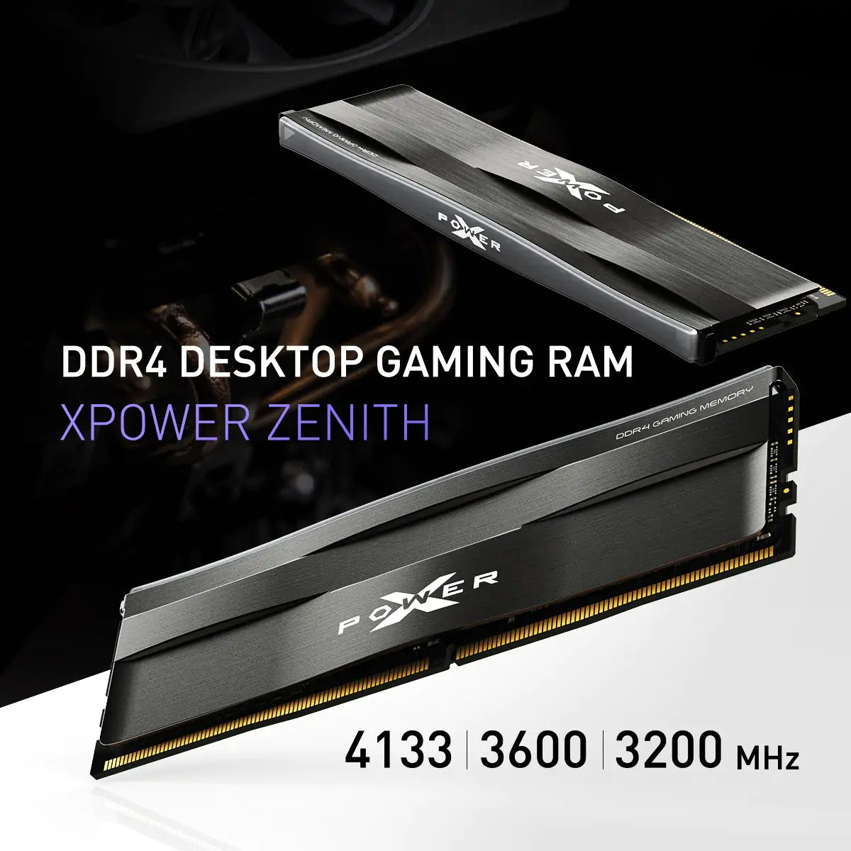 Silicon Power 32GB (2x16GB) SP032GXLZU320BDC 3200MHz XPOWER Zenith Gaming Desktop Memory DDR4 RAM