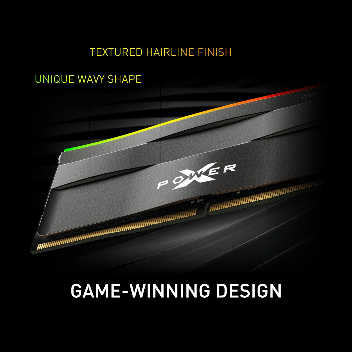 Silicon Power 32GB  SP032GXLZU320BDD 3200MHz XPOWER RGB Zenith Gaming Desktop Memory DDR4 RAM