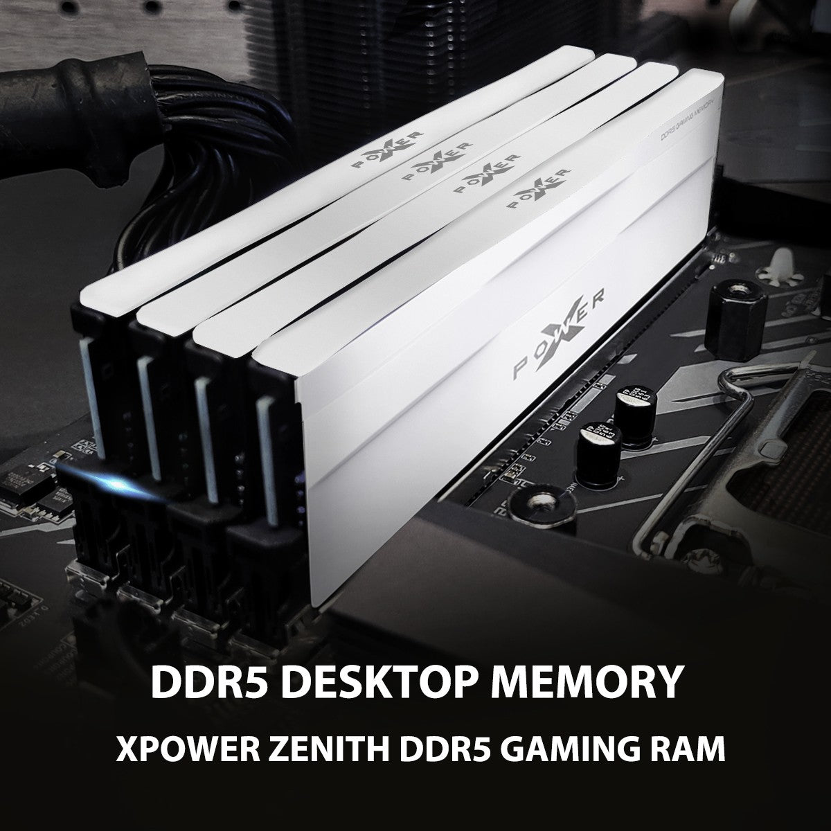 Silicon Power XPOWER Zenith 64GB CL30,1.35V UDIMM 6000MHz DDR5 RAM - White,