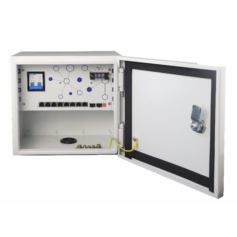 LDR Outdoor Hub PoE Switch Waterproof Box IP55 Max POE 30W 8 Port PoE